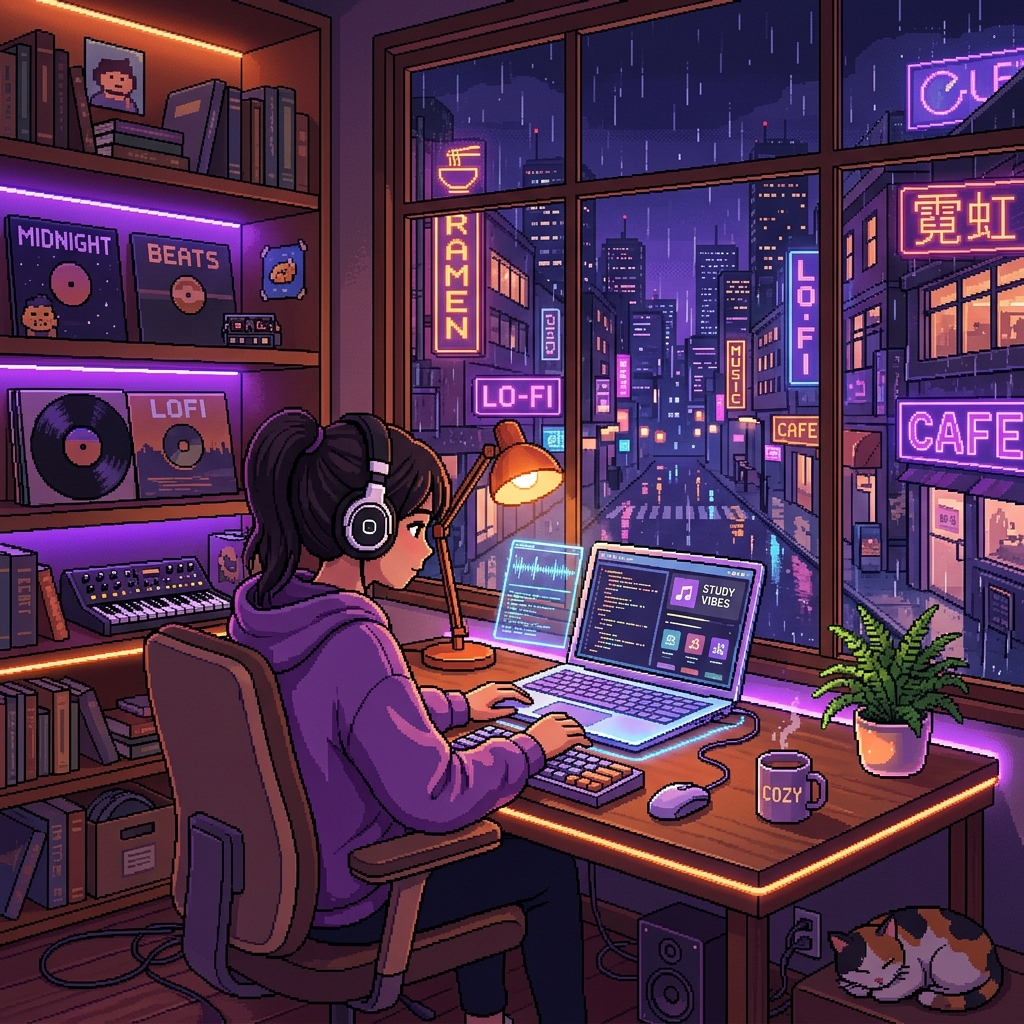 LoFiStudio App Mockup